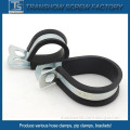 EPDM Bonded Galvanized Steel Saddle Pipe Clamps